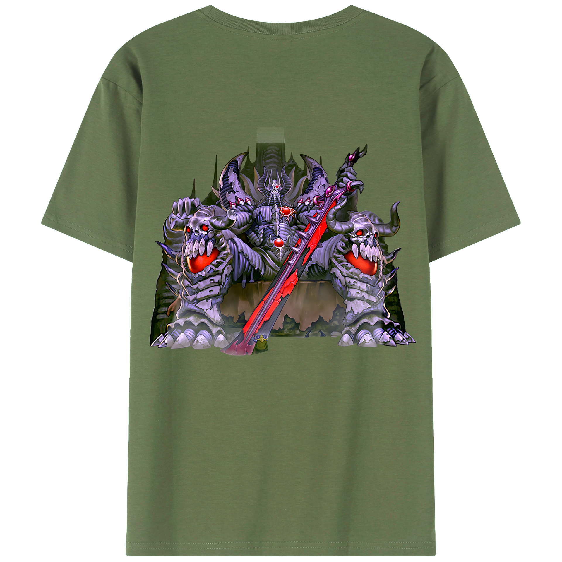 （画像用） 遊☆戯☆王 Yu-Gi-Oh! 綿100％ メンズ半袖Tシャツ（バックプリント） 通気性